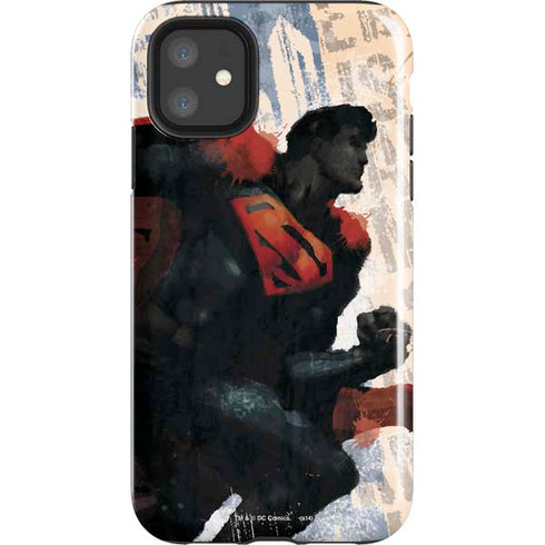 DC Comics Superman Color Sketch iPhone 11 Impact Case