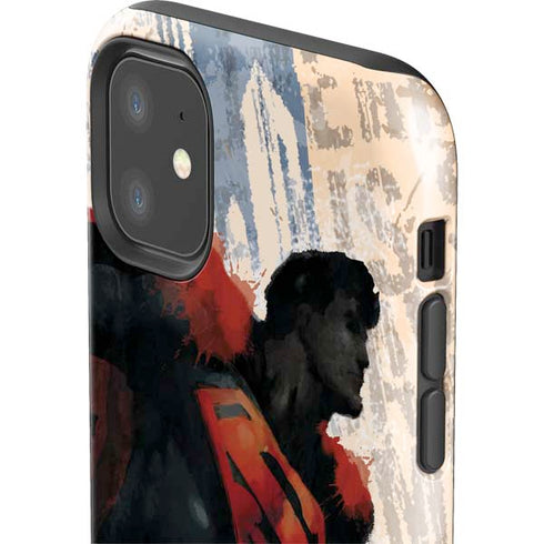 DC Comics Superman Color Sketch iPhone 11 Impact Case