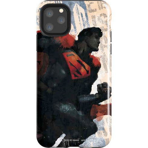 DC Comics Superman Color Sketch iPhone Cases