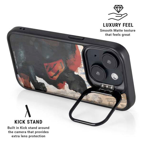DC Comics Superman Color Sketch iPhone 14 Plus Kickstand Case