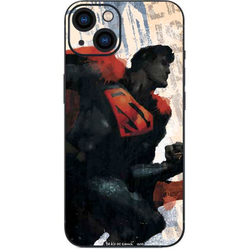 DC Comics Superman Color Sketch iPhone Skins