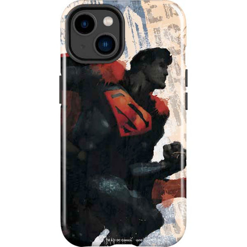 DC Comics Superman Color Sketch iPhone 15 Impact Case