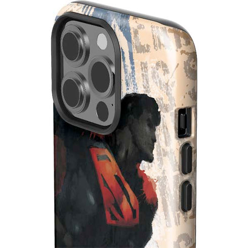 DC Comics Superman Color Sketch iPhone 15 Pro Impact Case