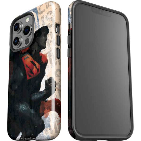 DC Comics Superman Color Sketch iPhone 15 Pro Impact Case