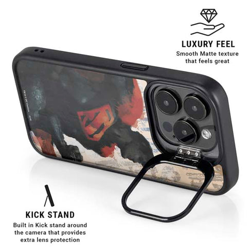 DC Comics Superman Color Sketch iPhone 15 Pro Max Kickstand Case