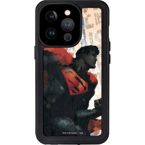 DC Comics Superman Color Sketch iPhone 15 Pro Waterproof Case