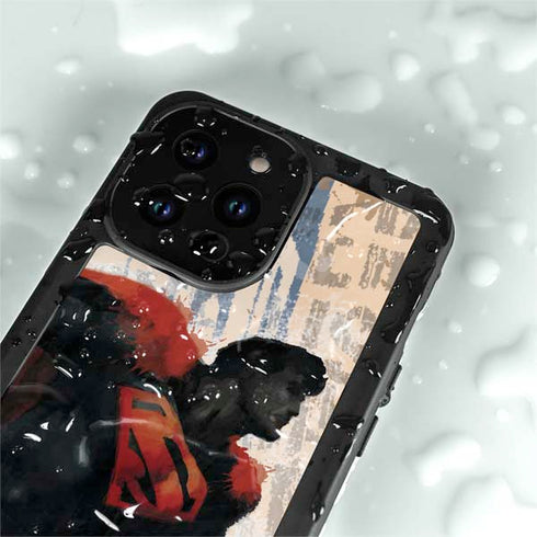 DC Comics Superman Color Sketch iPhone 15 Pro Waterproof Case
