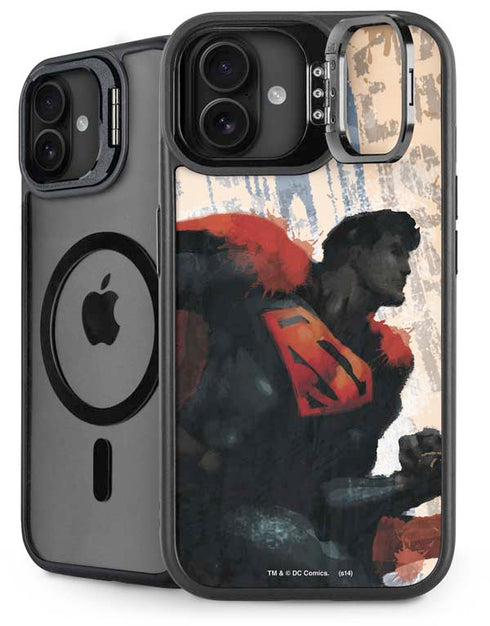 DC Comics Superman Color Sketch iPhone 16 Kickstand Case