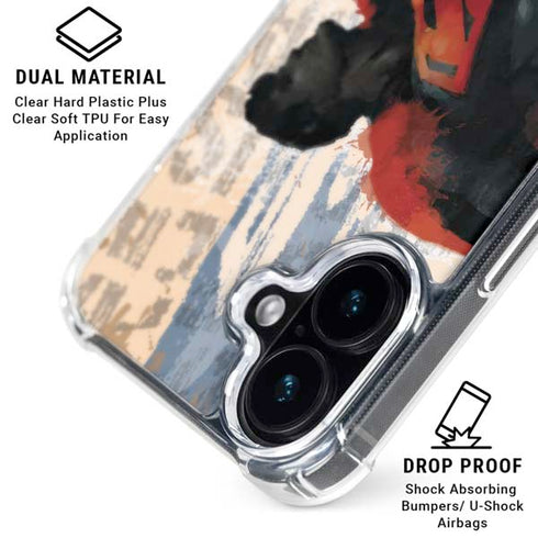 DC Comics Superman Color Sketch iPhone 16 MagSafe Case