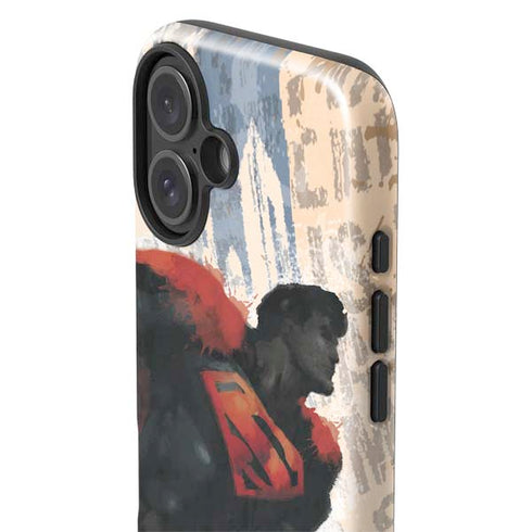 DC Comics Superman Color Sketch iPhone 16 Plus Impact Case