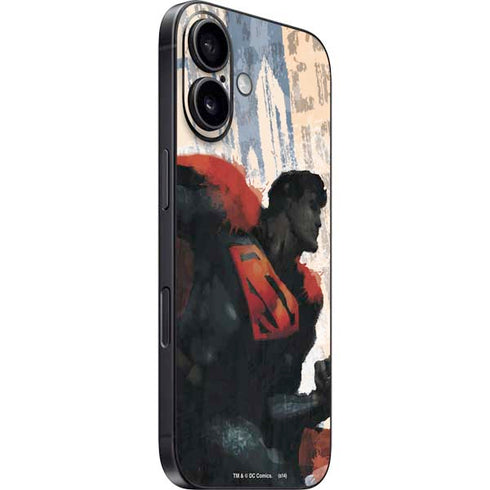 DC Comics Superman Color Sketch iPhone 16 Plus Skin