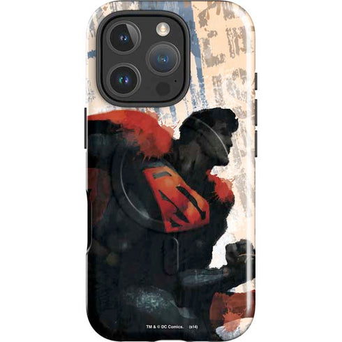 DC Comics Superman Color Sketch iPhone 16 Pro Magsafe Impact Case