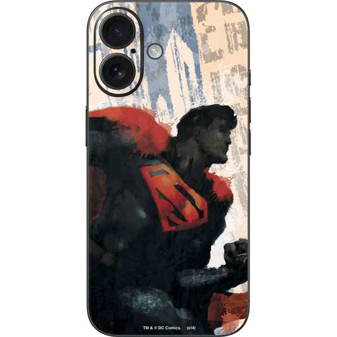 DC Comics Superman Color Sketch iPhone 16 Skin