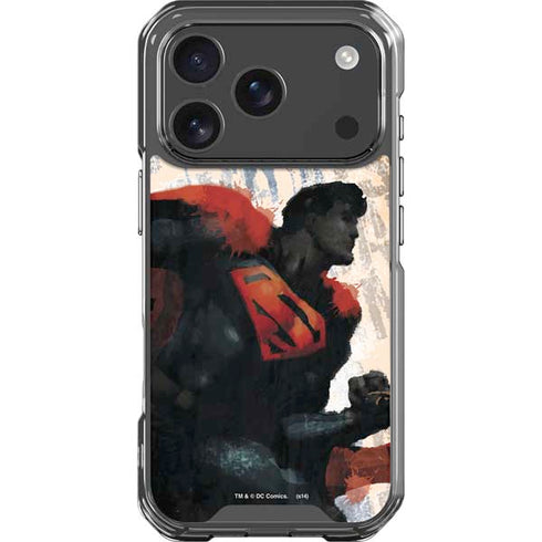 DC Comics Superman Color Sketch iPhone 18 Pro Clear Case