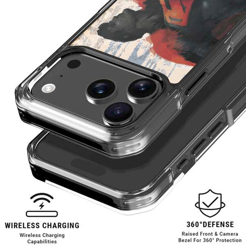DC Comics Superman Color Sketch iPhone 18 Pro Clear Case