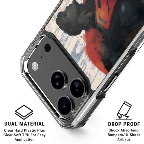 DC Comics Superman Color Sketch iPhone 18 Pro Clear Case