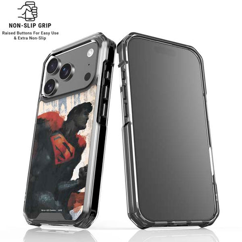 DC Comics Superman Color Sketch iPhone 18 Pro Clear Case