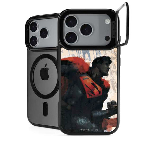 DC Comics Superman Color Sketch iPhone 18 Pro Kickstand Case