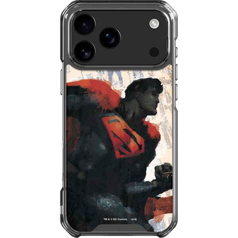 DC Comics Superman Color Sketch iPhone 18 Pro Max Clear Case