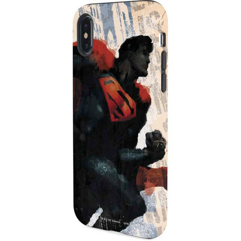 DC Comics Superman Color Sketch iPhone X Pro Case