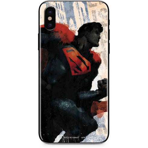 DC Comics Superman Color Sketch iPhone XS Skin