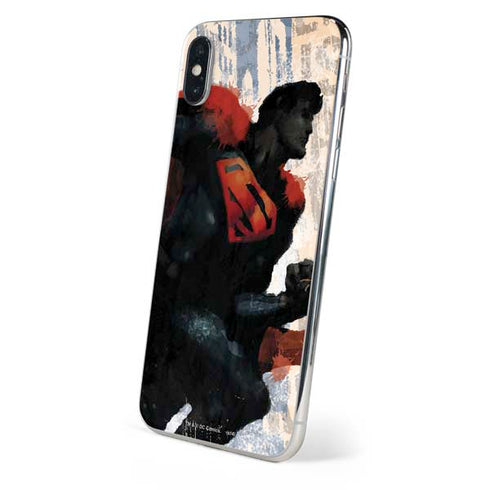 DC Comics Superman Color Sketch iPhone XS Skin