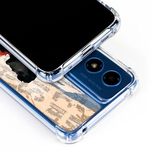 DC Comics Superman Color Sketch Moto G Play 4G (2024) Clear Case