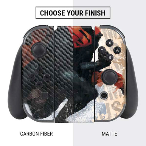 DC Comics Superman Color Sketch Nintendo Switch Bundle Skin