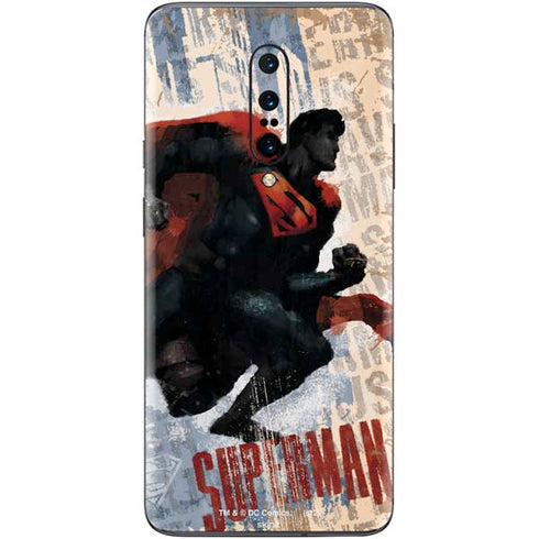 DC Comics Superman Color Sketch OnePlus 7 Pro Skin