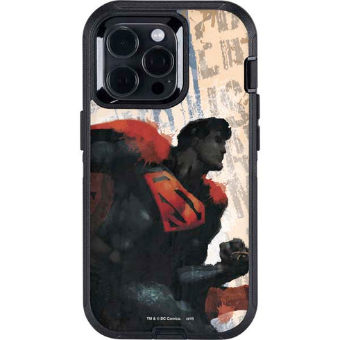 DC Comics Superman Color Sketch Otterbox Defender iPhone Skin
