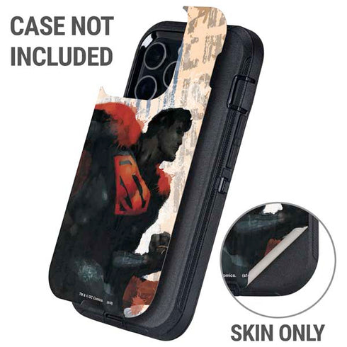 DC Comics Superman Color Sketch Otterbox Defender iPhone Skin
