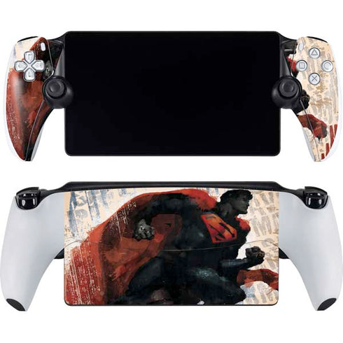 DC Comics Superman Color Sketch PlayStation Portal Remote Player Skin