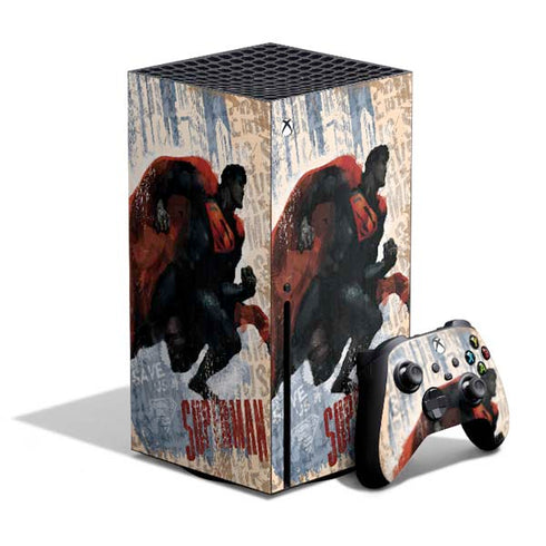 DC Comics Superman Color Sketch Xbox Series X Skins