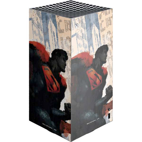 DC Comics Superman Color Sketch XBox Series X Digital Edition Console Skin