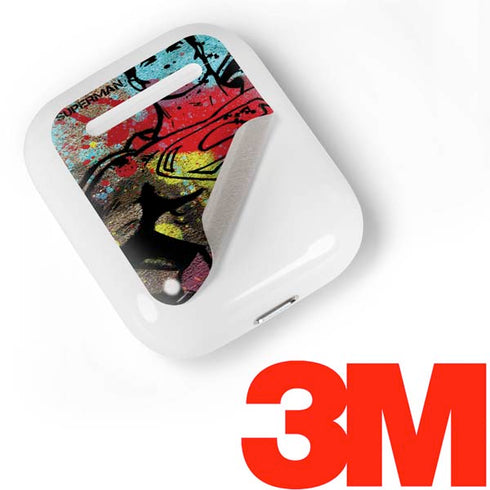 DC Comics Superman Color Splatter Apple AirPods Skin
