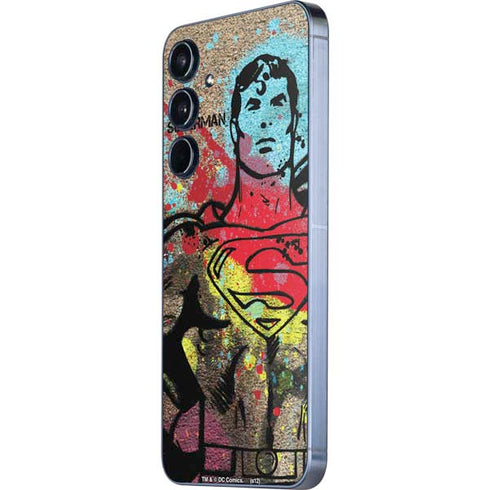 DC Comics Superman Color Splatter Galaxy A36 5G Skin