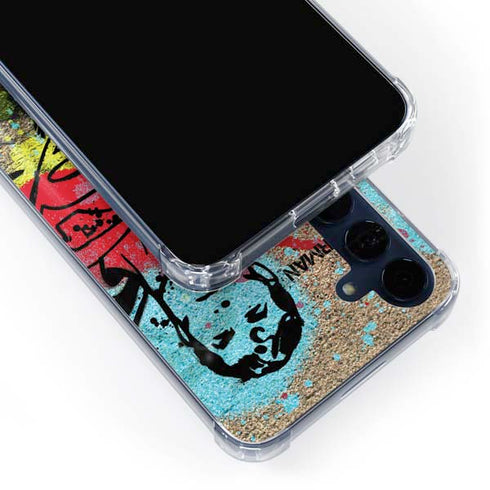 DC Comics Superman Color Splatter Galaxy A55 5G Clear Case