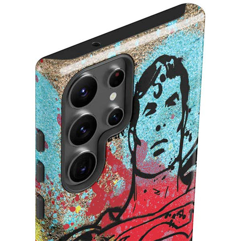 DC Comics Superman Color Splatter Galaxy S23 Ultra Pro Case