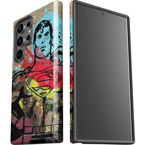 DC Comics Superman Color Splatter Galaxy S23 Ultra Pro Case