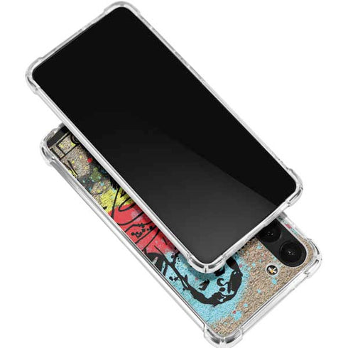 DC Comics Superman Color Splatter Galaxy S24 FE Clear Case