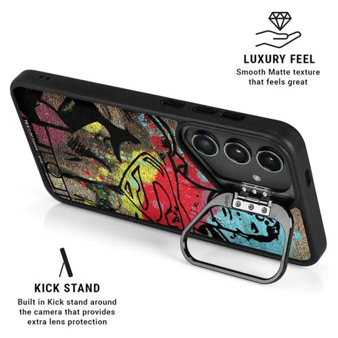 DC Comics Superman Color Splatter Galaxy S25 Kickstand Case