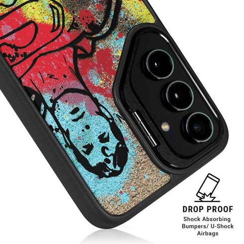 DC Comics Superman Color Splatter Galaxy S24 Kickstand Case