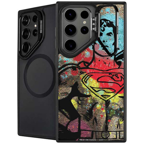 DC Comics Superman Color Splatter Galaxy Cases