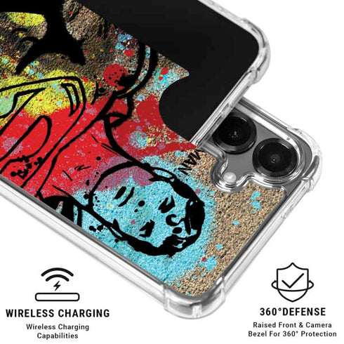 DC Comics Superman Color Splatter Galaxy S26 Clear Case