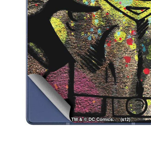 DC Comics Superman Color Splatter Galaxy Z Fold6 Skin