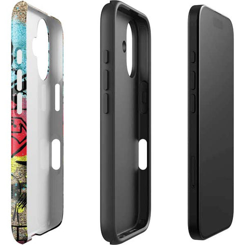 DC Comics Superman Color Splatter iPhone 16 Plus Impact Case