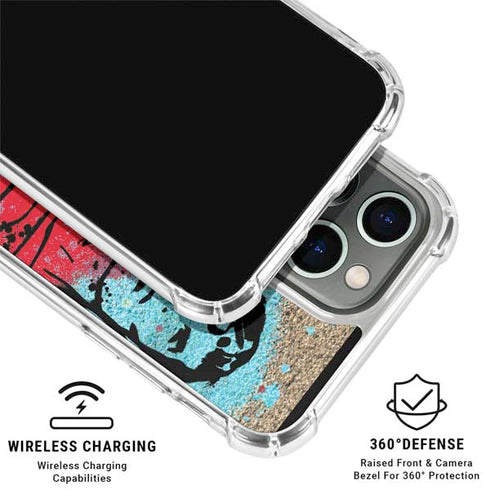 DC Comics Superman Color Splatter iPhone 16 Pro Max Clear Case
