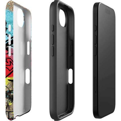 DC Comics Superman Color Splatter iPhone 16e Impact Case