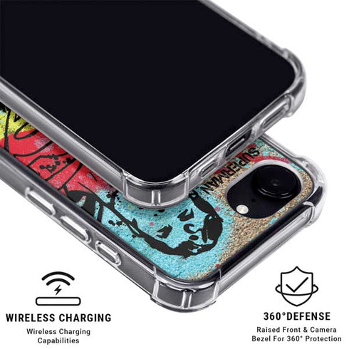 DC Comics Superman Color Splatter iPhone 16e MagSafe Case