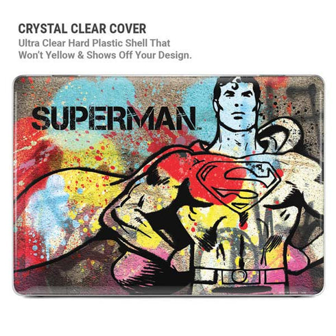 DC Comics Superman Color Splatter MacBook Pro 14in (2021-24) Case plus Skin